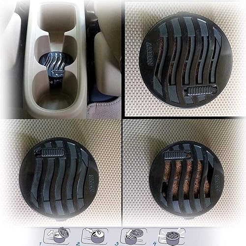 Miniatura 8 de AREON Ken - Ambientador para automóvil, aroma negro vainilla, fragancia de larga duración, desodorante fragante portátil con salida de olor