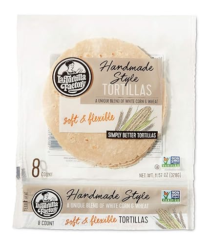 La Tortilla Factory, Tortillas de maíz blanco hechas a mano, 8 ct