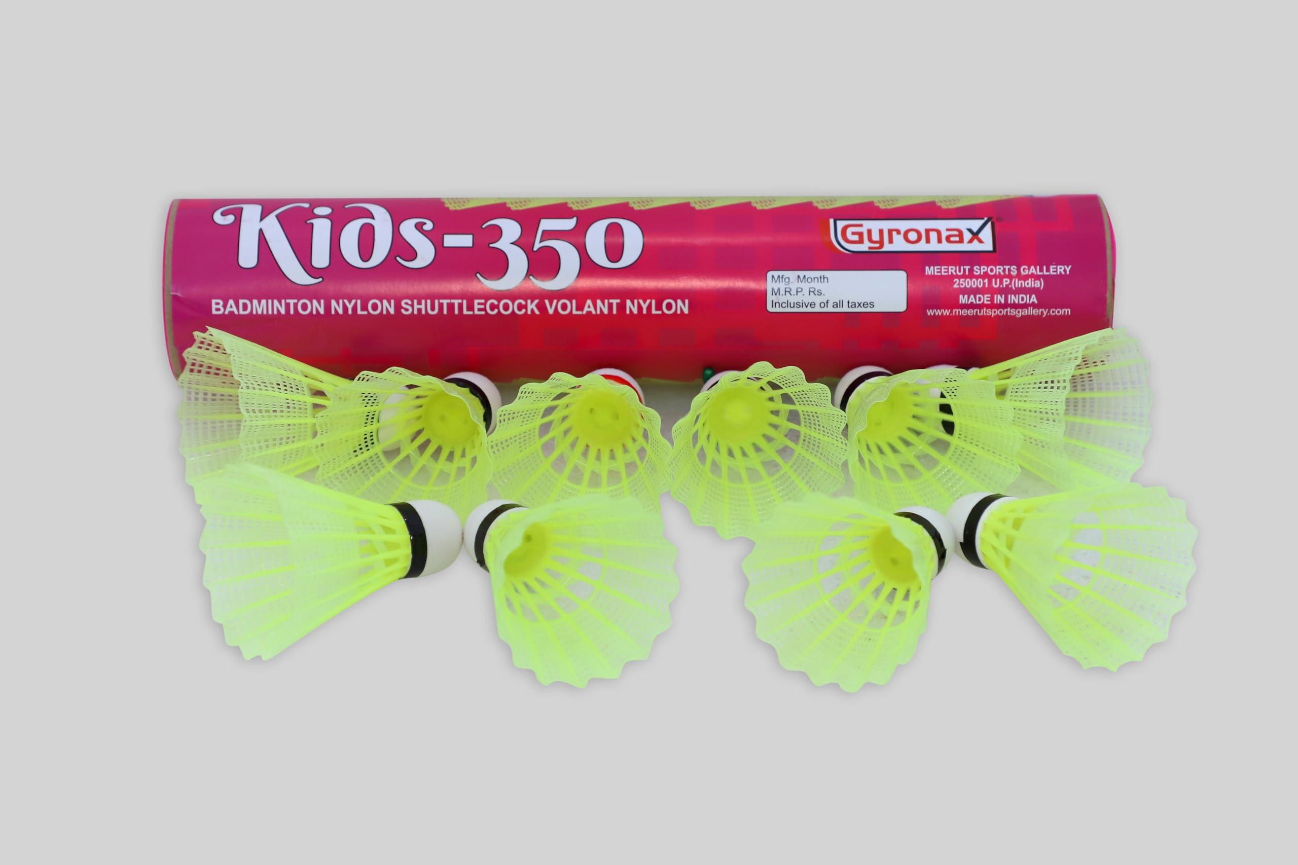Gyronax Kids-350 Plastic Badminton Shuttlecock, 10 pcs, for Kids (B07FTCKB8X) Amazon Price History, Amazon Price Tracker