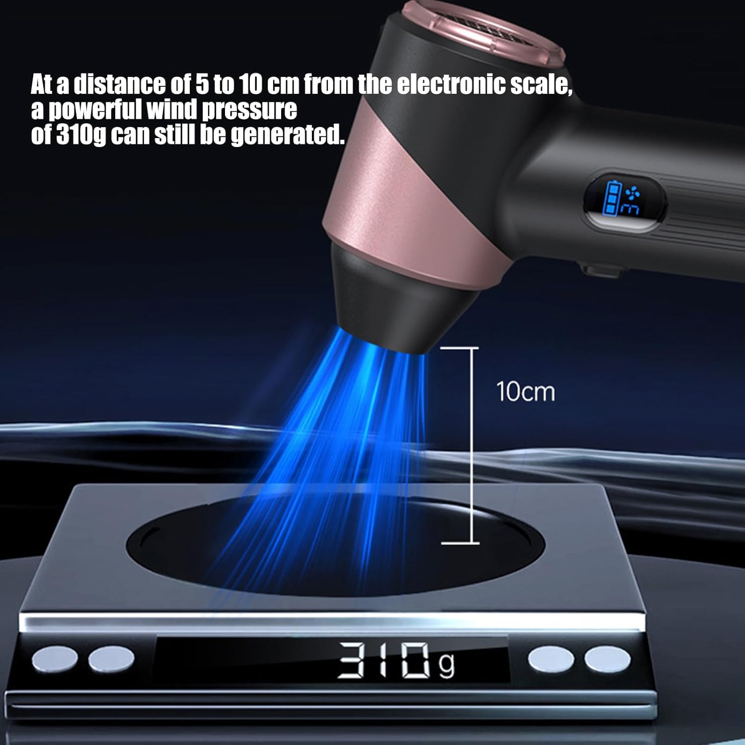 High Speed Brushless Air Blower Powered by 180W Motor Multi Gear Suitable for Sensitive Areas Quick Type C Charging