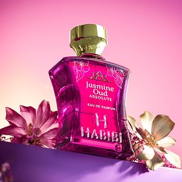 H HABIBI Jasmine Oud Absolute Eau de Parfum for Women, 75 ml 2.5 fl oz, Luxurious Oud and Jasmine Perfume, Long Lasting Arabian Perfume, Made in USA