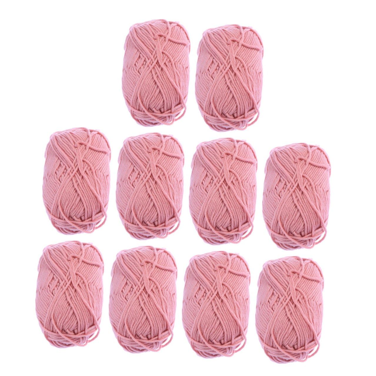 NOLITOY 10 Rollos Hilo de Algodón para Tejer Cordón de Algodón de Calidad para Macramé DIY y Proyectos de Ganchillo