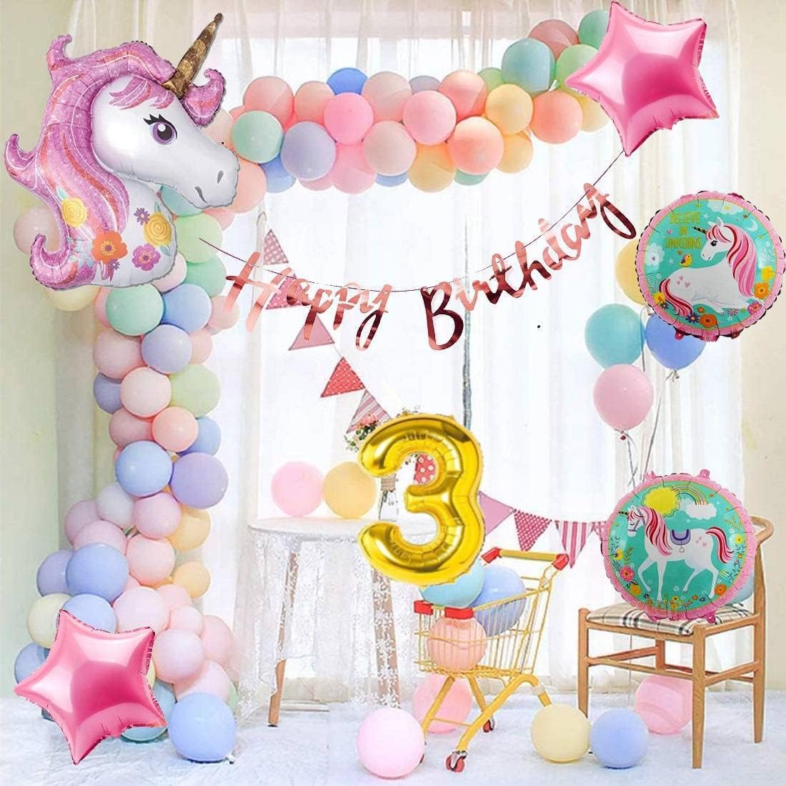 Pack Of 79 Birthday Decoration, Boys Girls Birthday Decorations
