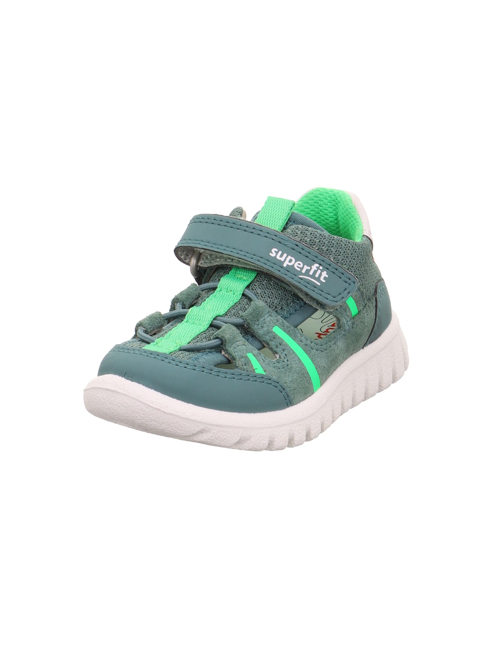 Superfit Sport7 Mini Trainers, Green/Light Green 7000, 35 EU