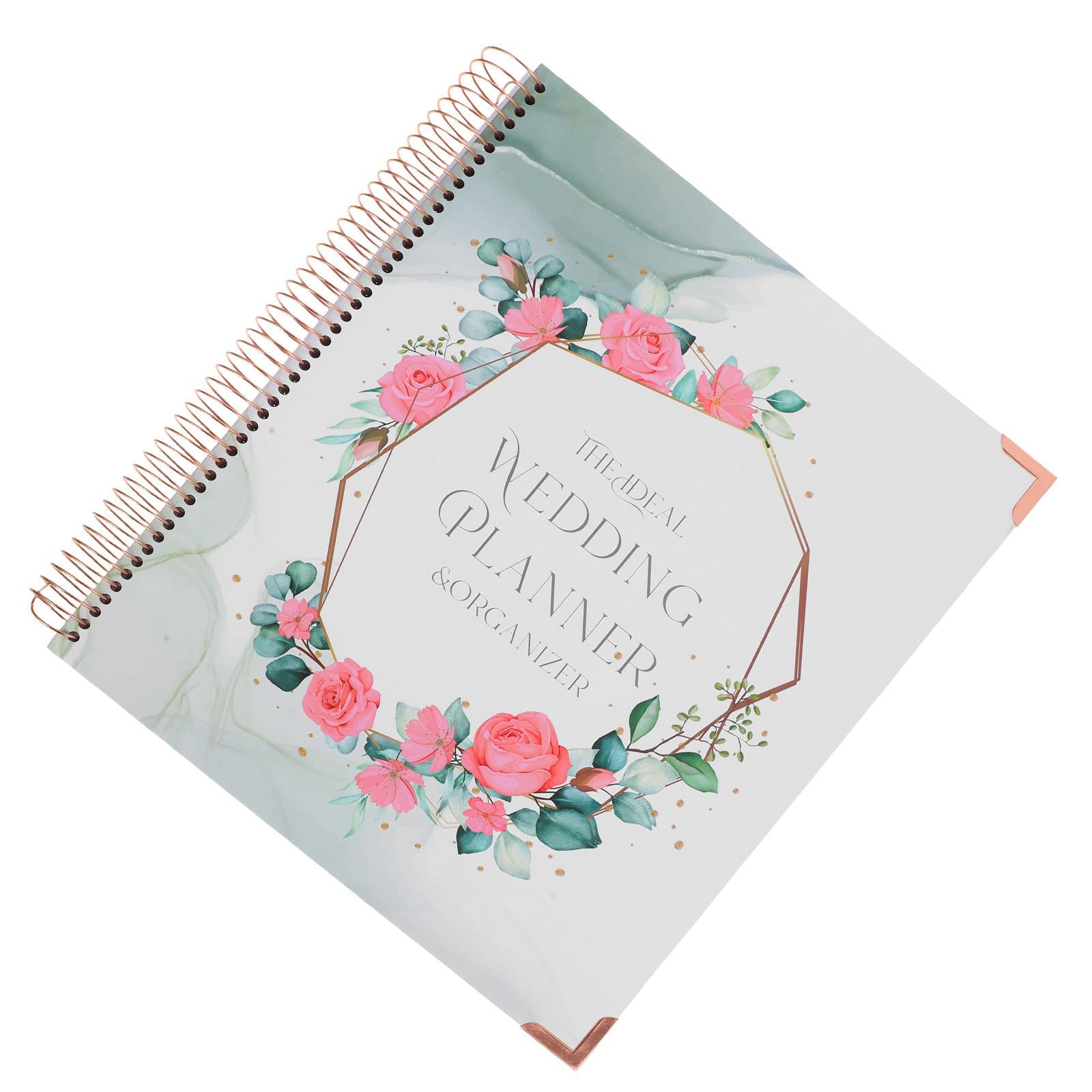 VANZACK Hochzeitsplaner Planungsbuch aus Papier Hochzeitsplaner Buch mit Detailliertem Zeitplan und One Hochzeitsplanung für Verlobung und Heiratsantrag