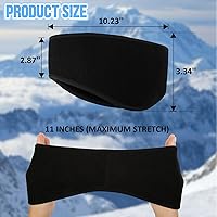 Vista 6 de Huachi Calentadores de oídos para mujeres y hombres, diadema de invierno para correr, orejeras para clima frío