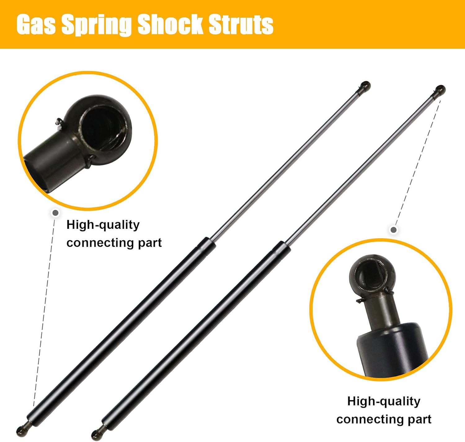 gas struts 28in 200lb/889n prop shock lift springs rod struts for rv basement door tonneau cover large storage box lid window lift support truck pickup large outdoor box lid 2 pcs