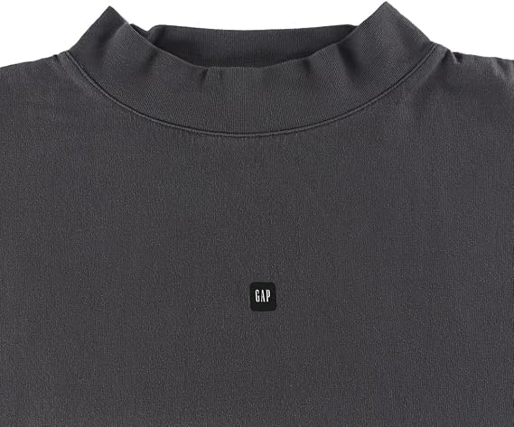 YZY Yeezy Gap 52 Logo 3/4 Tee Size M, Color: Dark Grey-Grey