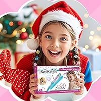 Vista 34 de Kit de sellos de gemas para el cabello, joyas brillantes para el cabello para niñas, herramienta de peinado con diamantes brillantes reutilizables