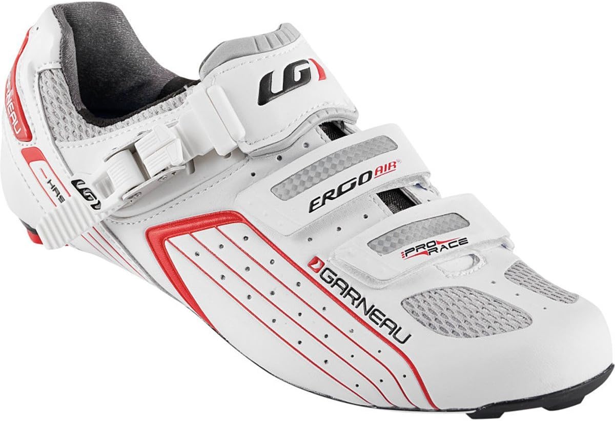 Chaussures Vélo Louis Garneau SPD - Pointure 41 Avec Crampons Métal - Blanc