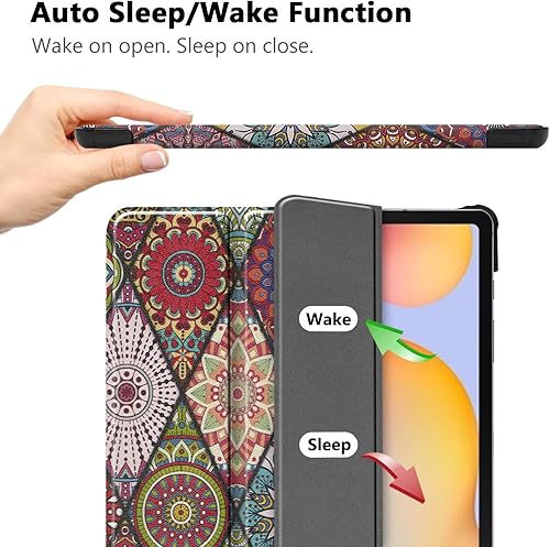 Miniatura 2 de Ratesell - Funda inteligente para Galaxy Tab S6 Lite, ligera, con triple soporte, función atril y apagado automático para Samsung Galaxy Tab S6 Lite