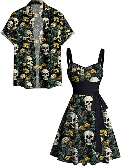 Matching Hawaiian Halloween Outfits