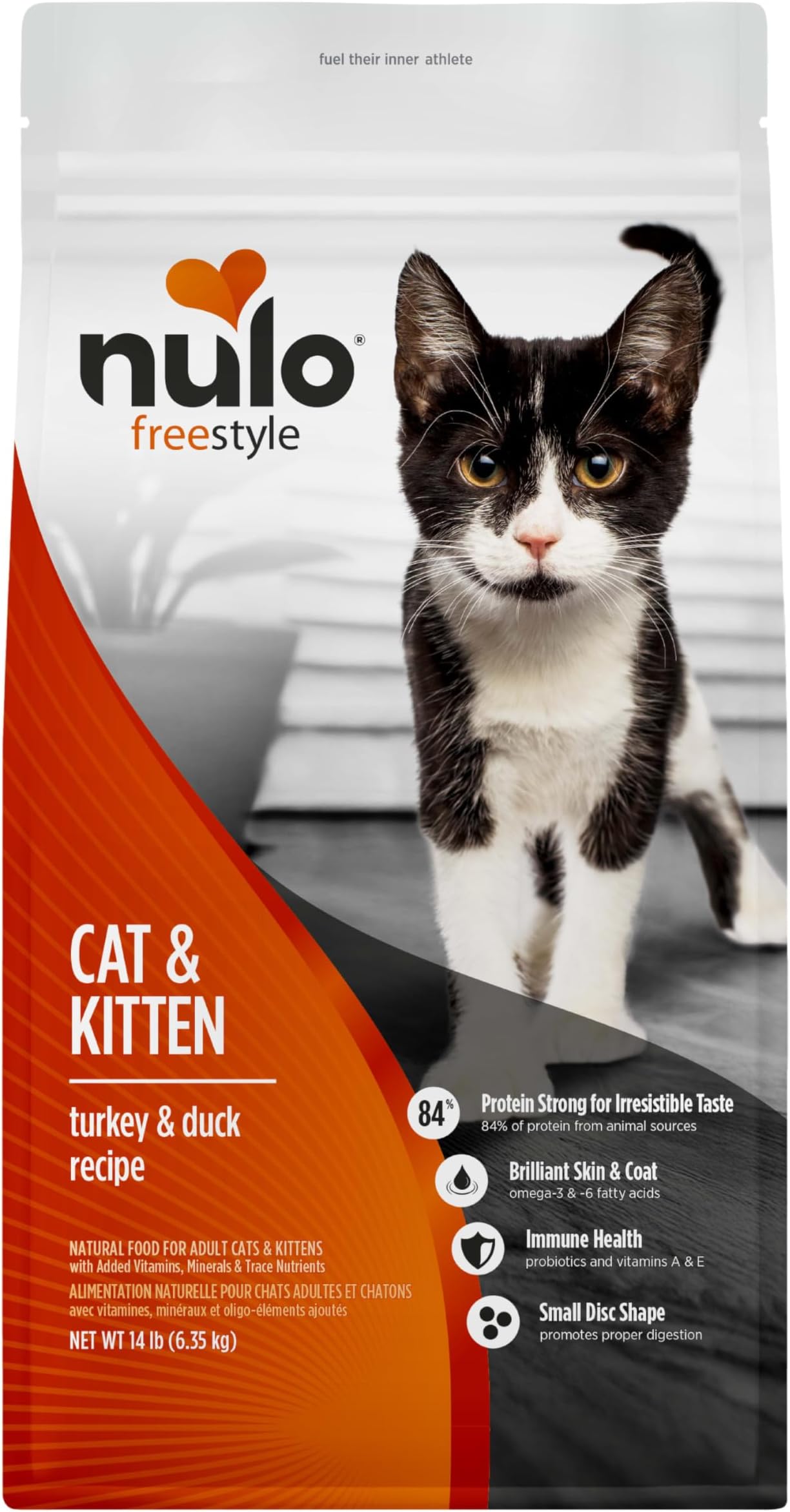 Freestyle Cat & Kitten Food, Premium Grain-Free Dry Small Bite Kibble Cat Food, High Animal-Based Protein with BC30 Probiotic for Digestive Health Support