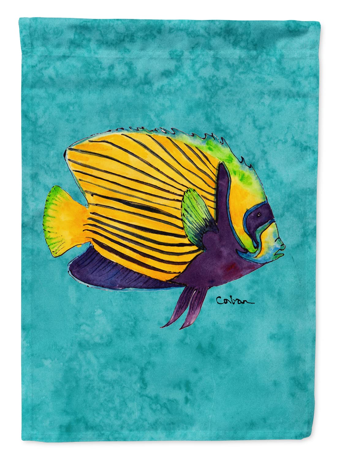 Caroline's Treasures 8674GF Fish Tropical Flag Garden Size, Small, multicolor
