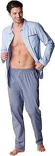 Woven Pigiama Lungo Aperto Uomo