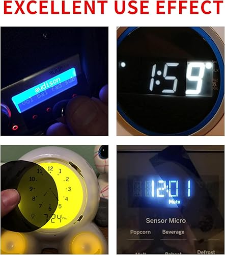 Miniatura 3 de Birllaid Hojas de regulador de intensidad estática, 6 x 3 x 3 pulgadas, calcomanías de bloqueo de luz para electrónica, tereftalato de polietileno,