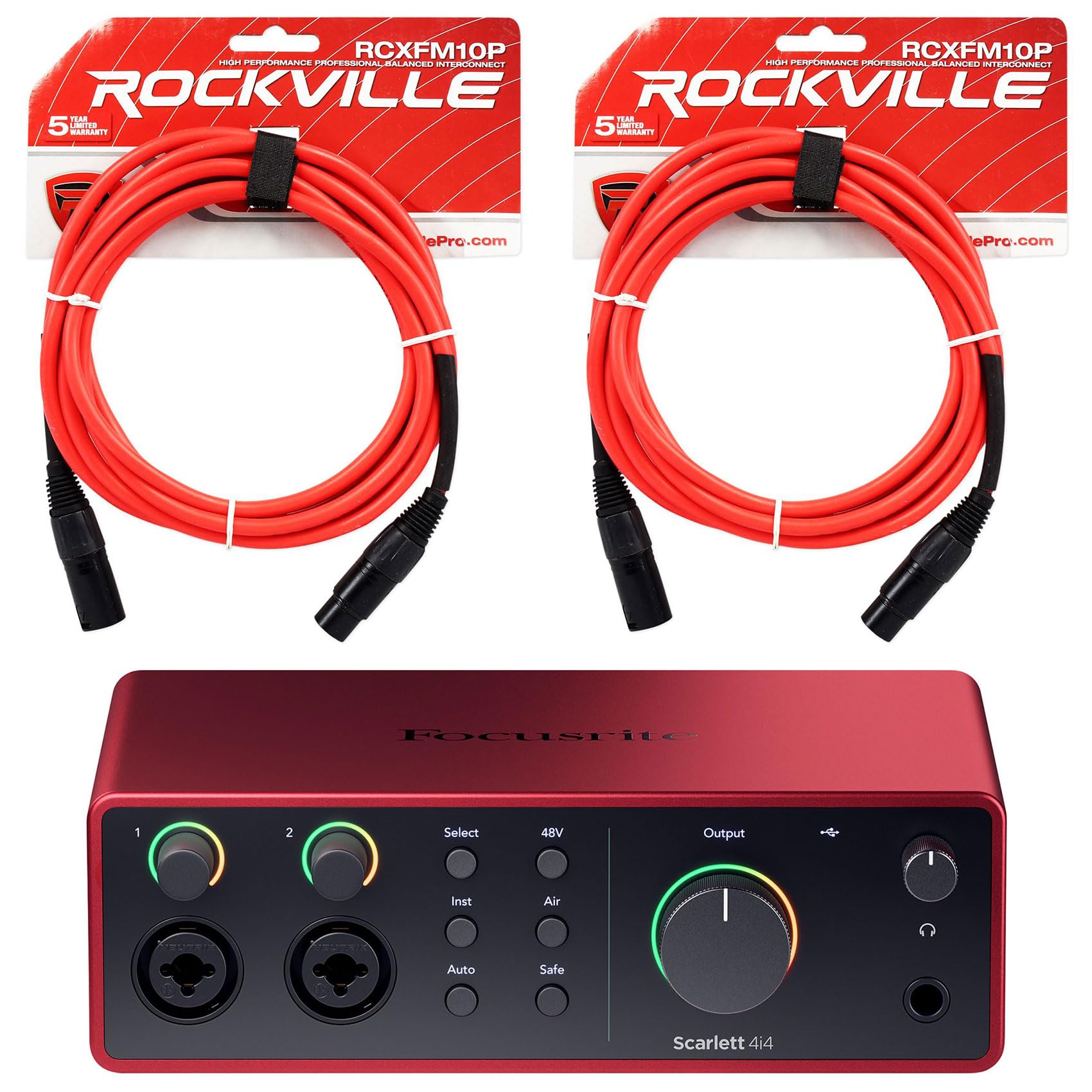 Amazon.com: Audiosavings Bundle:(2) Rockville RCXFM10P-R Red
