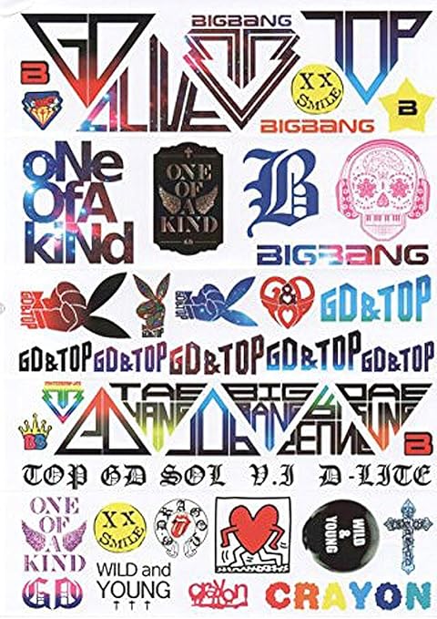 Amazon Bigbang ロゴマーク サイズ カラーシール ステッカー シール ステッカー おもちゃ