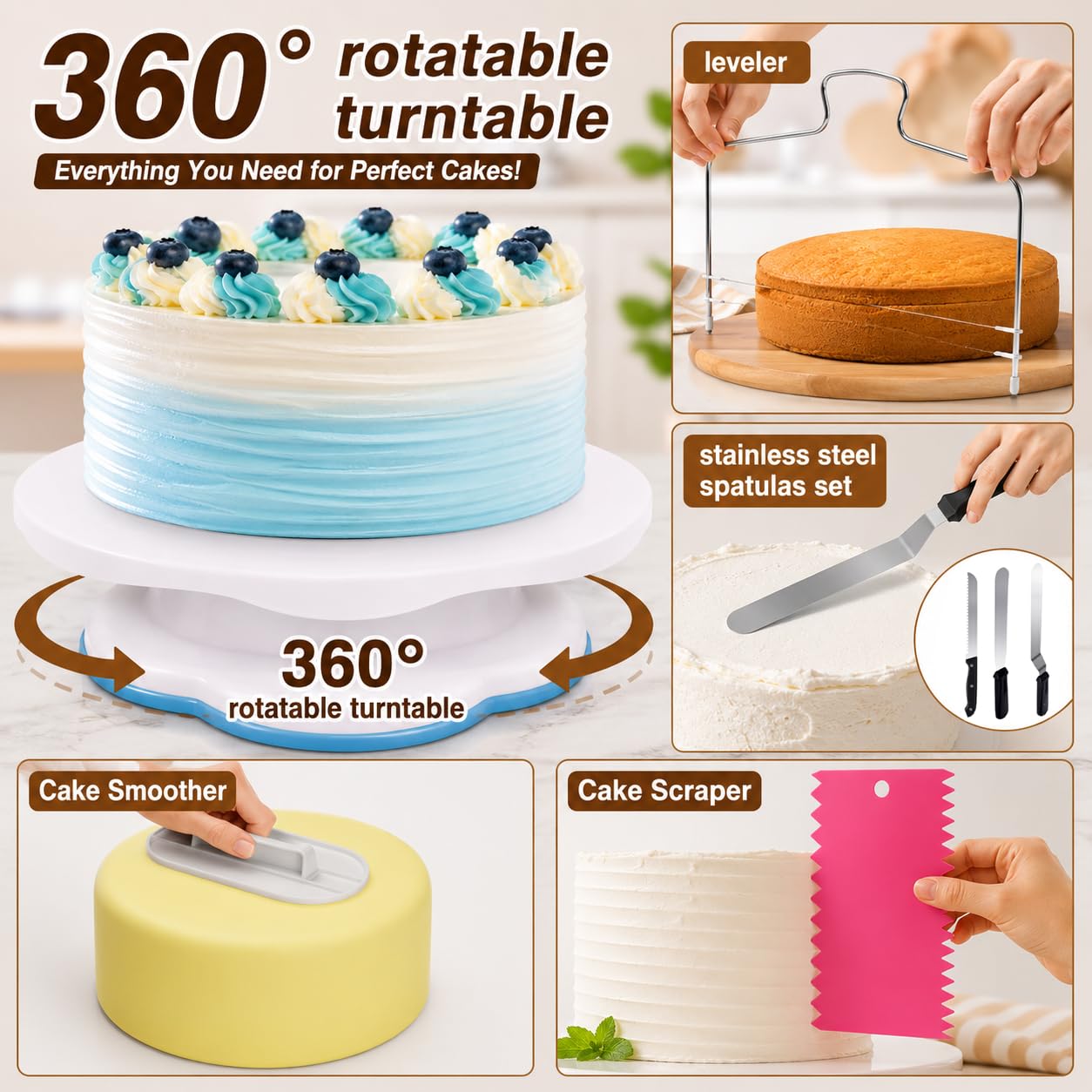 Amazon.com: Cake Decorating Kits 567 PCS Baking Set with