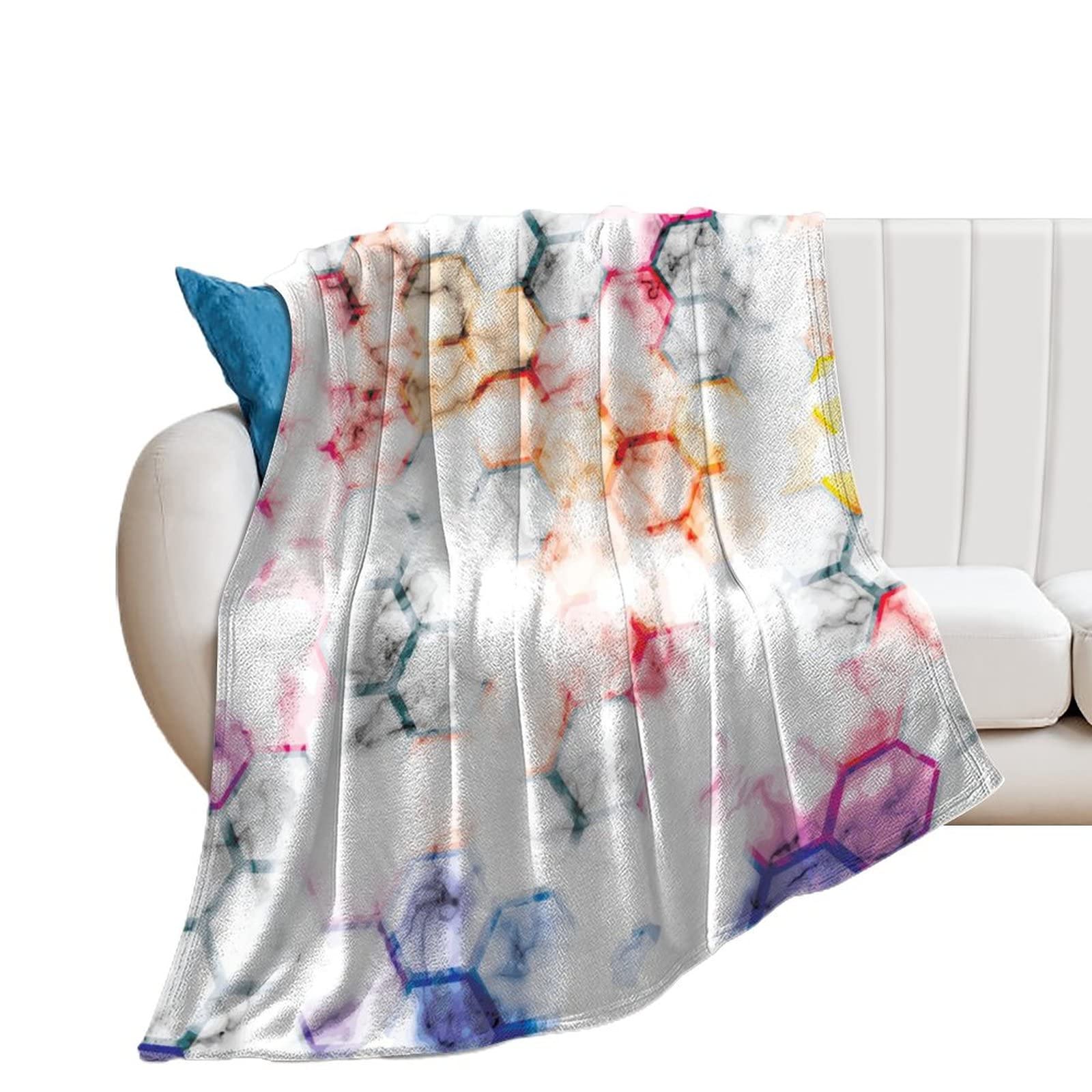 Couverture de lit marbre pour éliminer la fraîcheur du salon et de la chambre