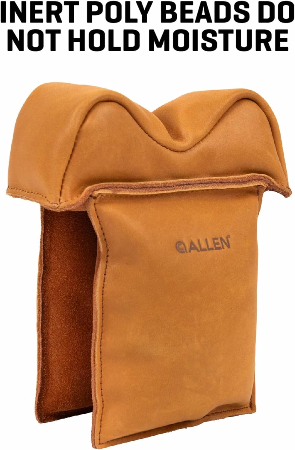 Allen Company Boulder Leather Window Mount Filled Shooting Rest, Light Brown