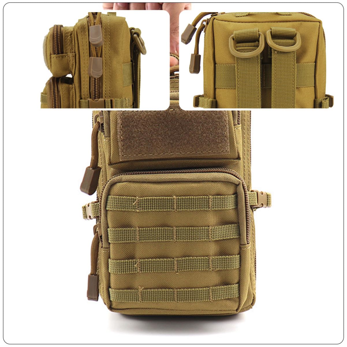 Healifty 2 Pz Borsa Da Campeggio Borsa Per Allattamento Da Viaggio Borsa Di Emergenza Di Primo Soccorso Ahi Marsupio Marsupi Da Donna a Tracolla Poliestere Borsa Di Pelle Viaggiare Campo
