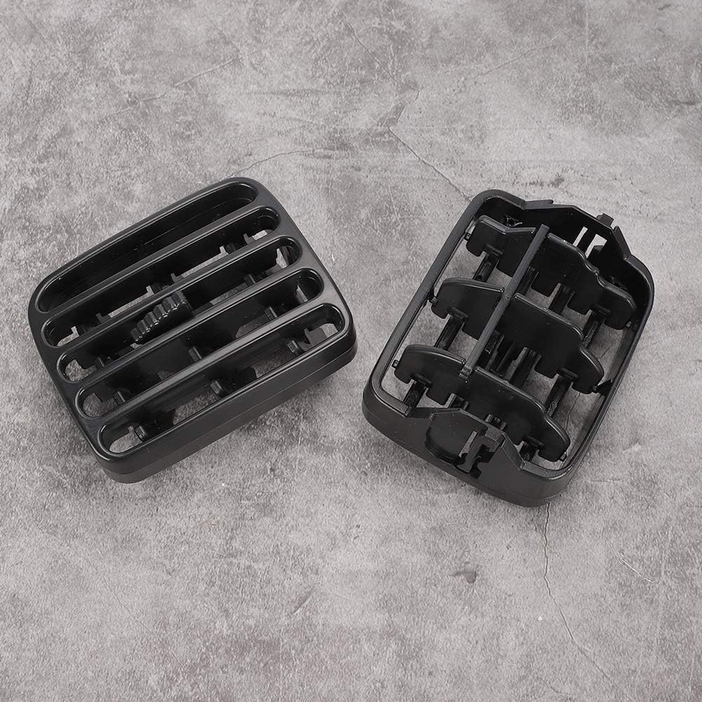 KIMISS Air Vent Grille for, Fits THALIA I & CLIO II, Center Control AC Ventilation Mesh, 2pcs Car Interior Dashboard Outlet