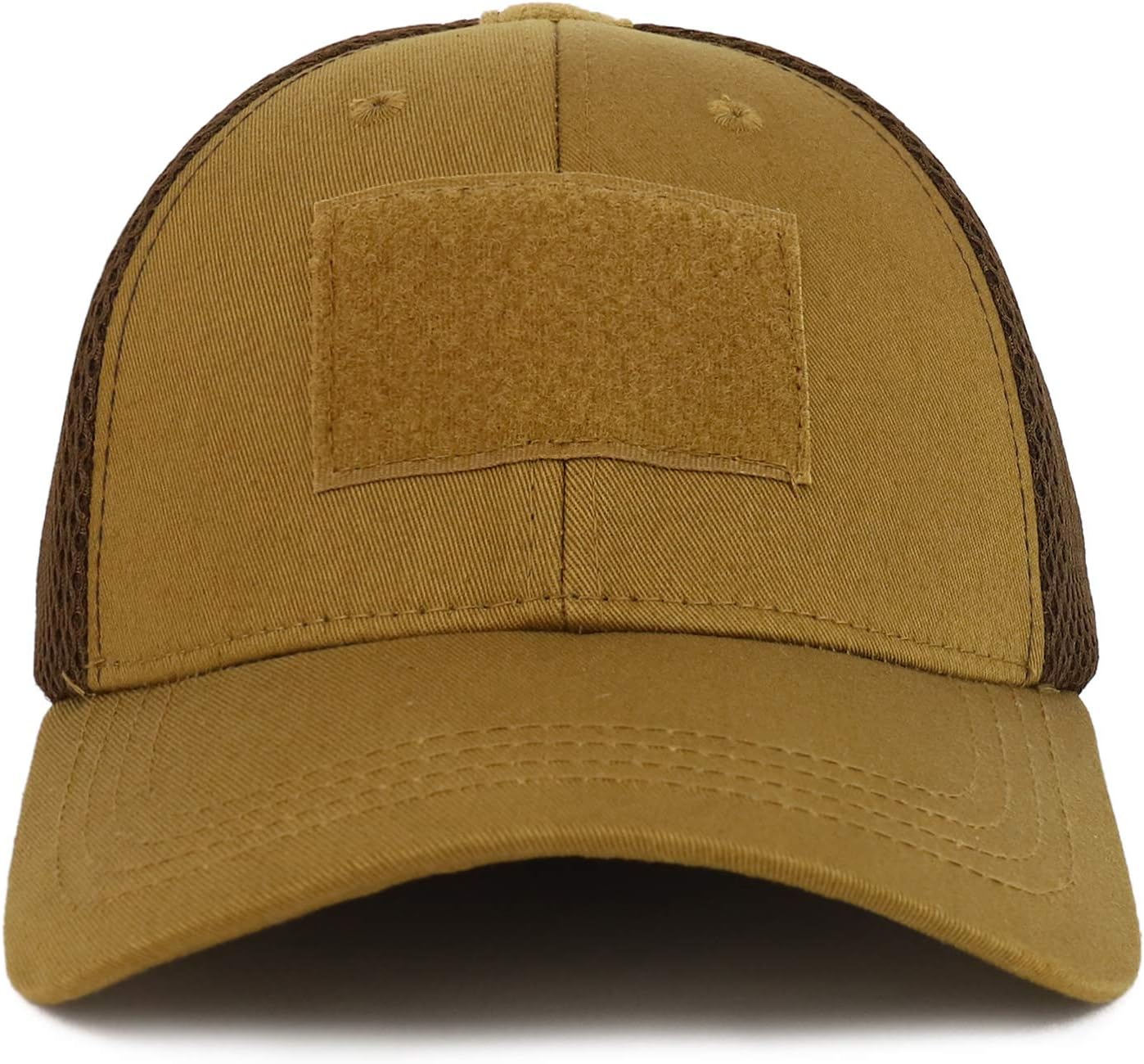 Armycrew Hook and Loop Patch Flex Fitting Tactical Air Mesh Back Cap