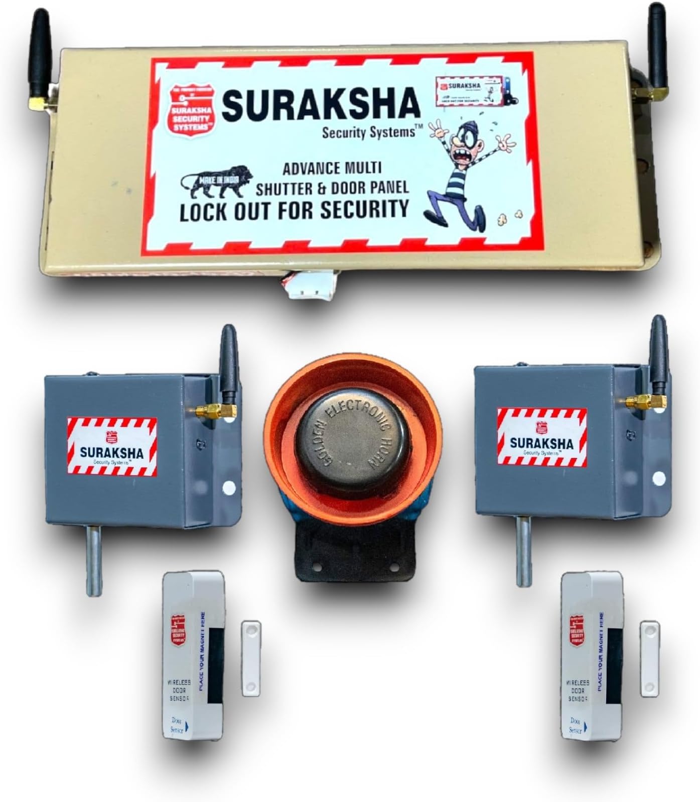 Suraksha Security Systems Advance Multi Shutter Sensor & Door Sensor
