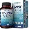 Living Silica ORGONO Mineral-Based Collagen Booster Capsules | Silica-Based | Supports Collagen & Elastin for Joint & Bone Support, Glowing Skin, Strong Hair & Nails | 60 Capsules