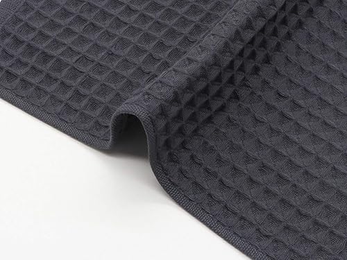 Miniatura 6 de GQZLUCK Paños clásicos de algodón 100% natural, tejido de gofre, suave y ultra absorbente, toalla de mano de baño ligera de secado rápido, juego de