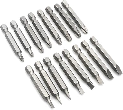 20 PCS Half Time Drill Driver Set, Double Use Screwdriver Bit Set, Screwdriver Head Drill Driver Kit Screw Bit Set, Half Drill Bits High Speed Alloy Steel Head Repair Tool Kits With Portable Box