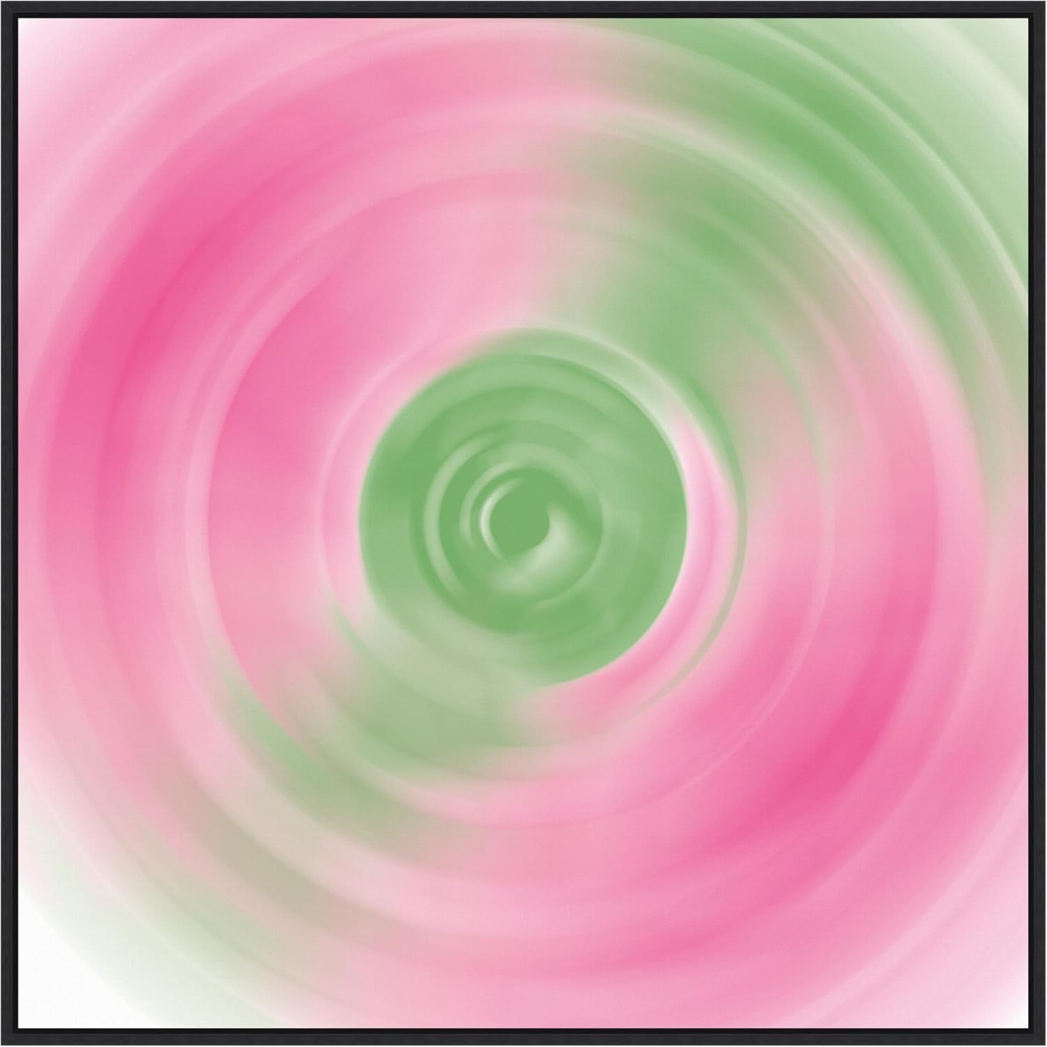 Amanti Art Framed Canvas Wall Art 30x30 Twirling Garden II by Wild Apple Portfolio, Framed Wall Art Canvas, Abstract Artwork, Modern Decor, Large Poster Painting for Living Room, Bedroom, Bathroom,