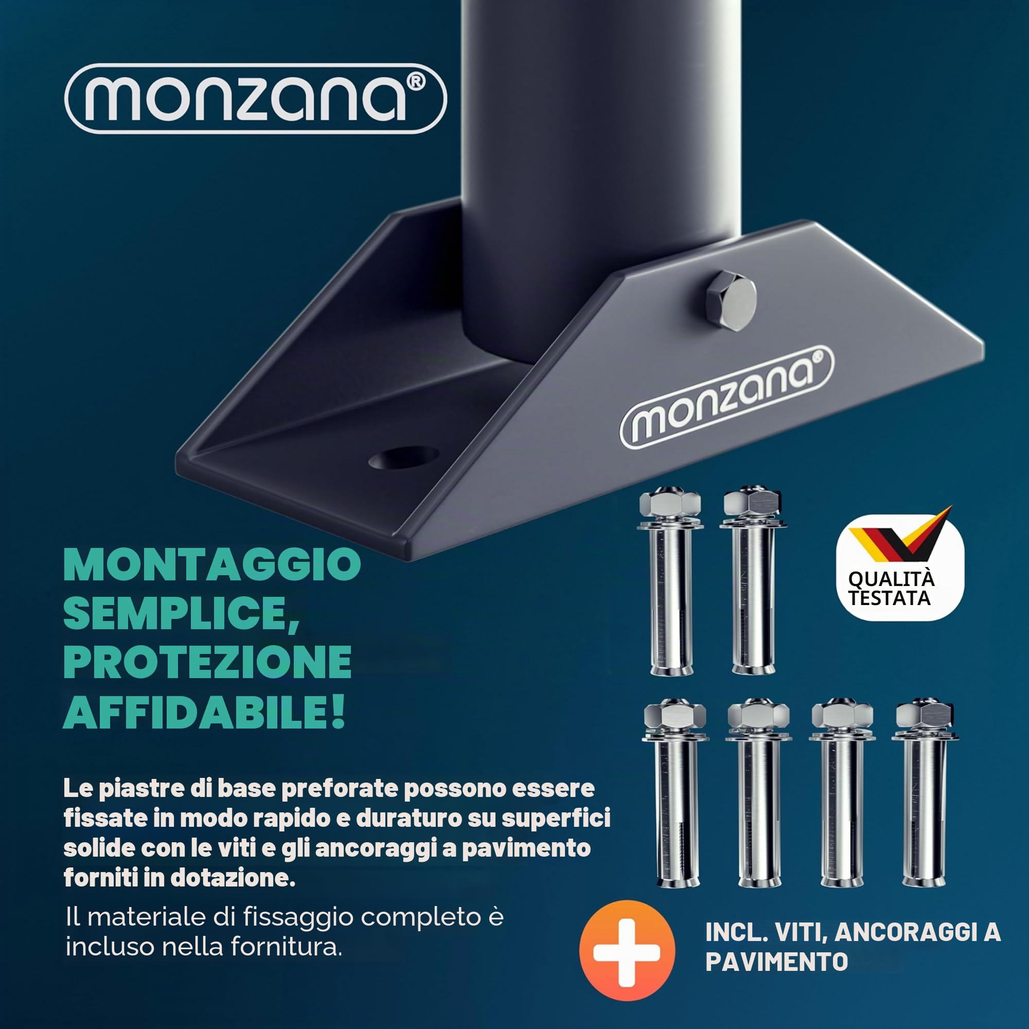 DEUBA® Sbarra Parcheggio Dissuasore 3 Chiavi Lucchetto Pieghevole Acciaio Robusto Barriera Sosta per Posteggio Posto Auto Catena Sbarramento