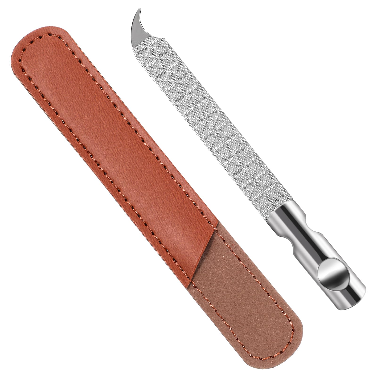 Metal Nail Files for Natural Nails, Mabor Stainless Steel Fingernail File