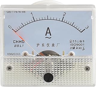 uxcell Current Measuring Analog AC 0-3A Scale Rangeere Panel Meter