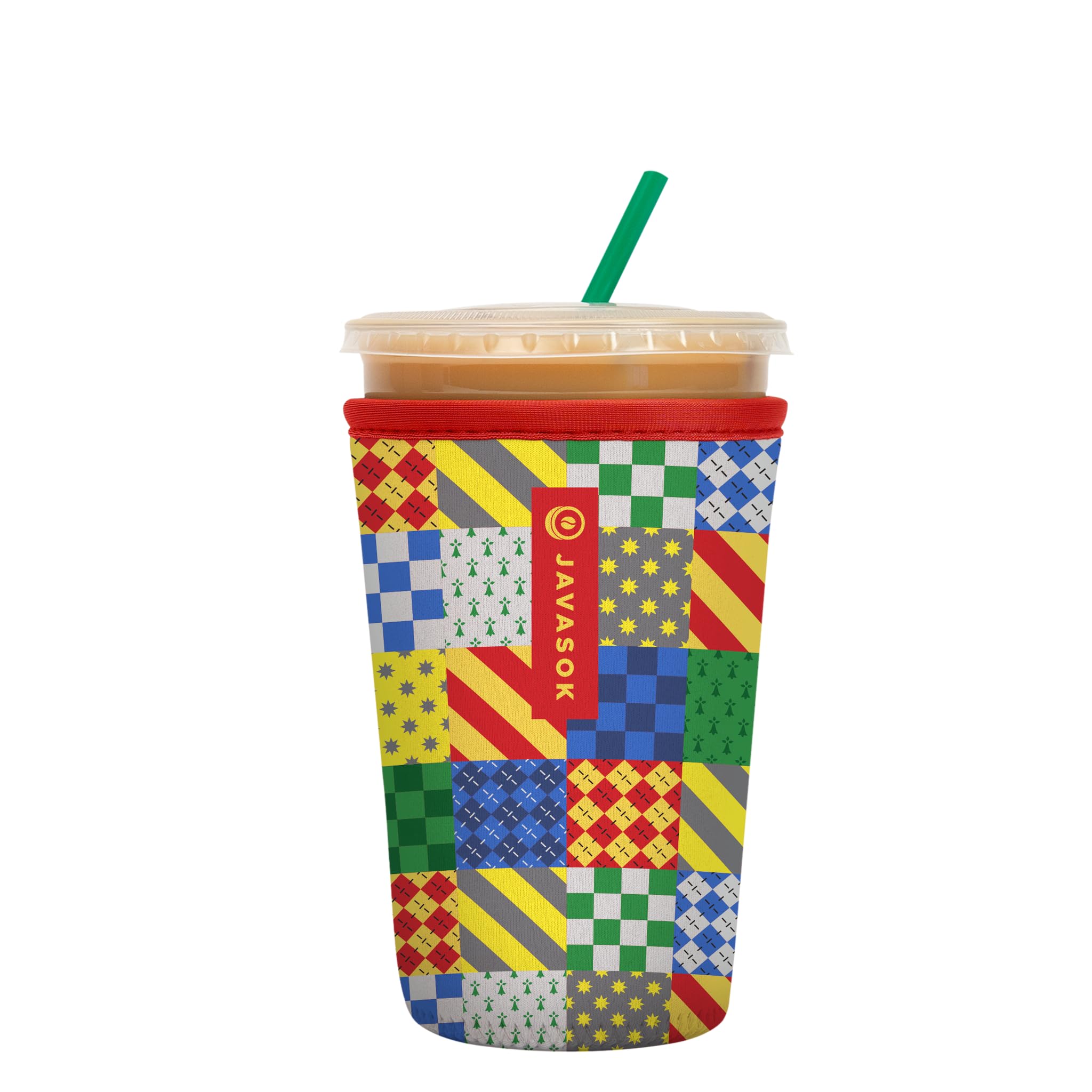 Sok It JavaSok Iced Coffee &amp; Cold Soda Insulated Neoprene Cup Sleeve (House Rules, Medium: 22-28oz)