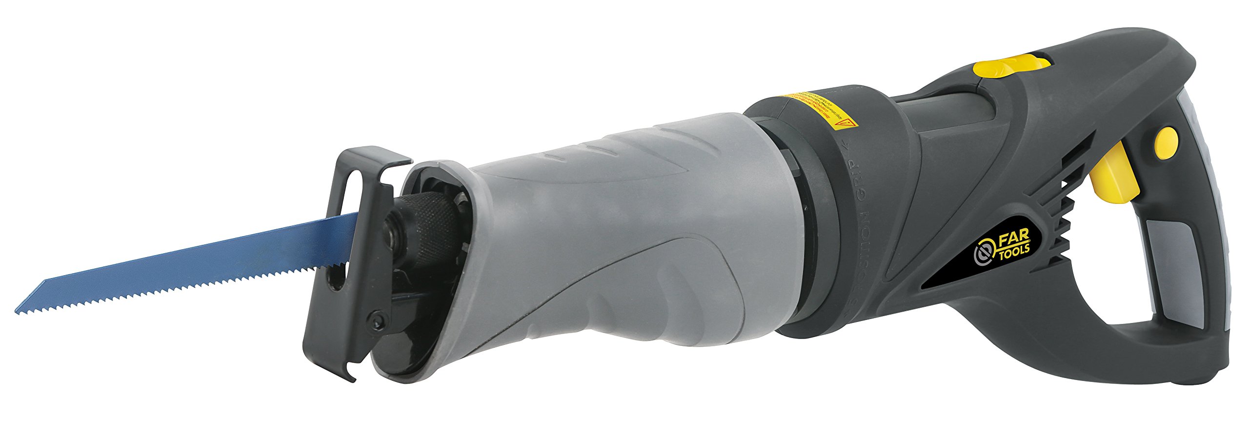 Fartools RS 710 Scie sabre 800 W Variateur de vitesse Capacité de coupe maxi 115 mm Tête rotative Noir