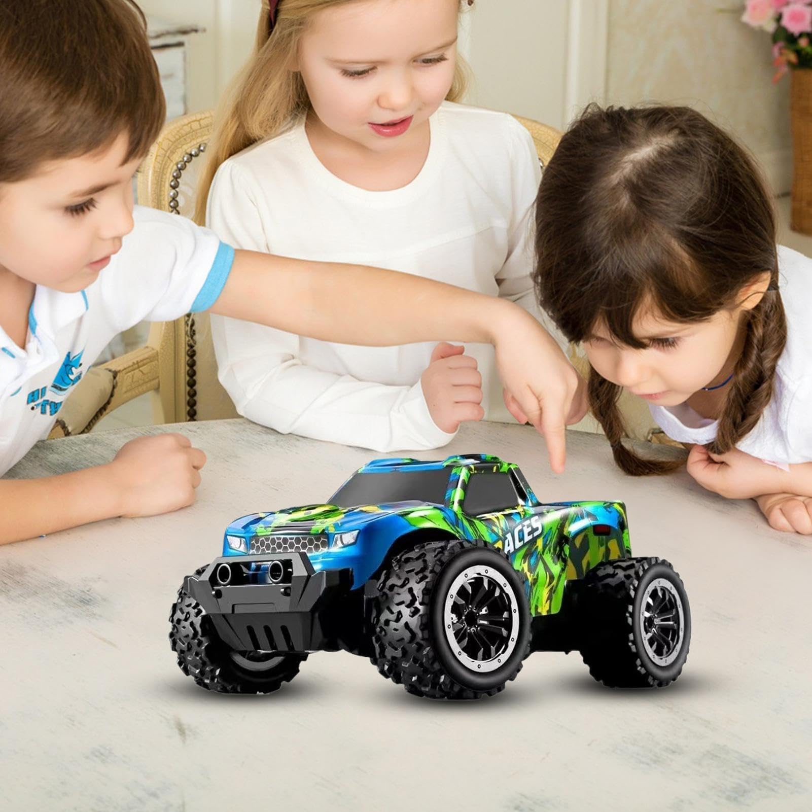 do ciężarówki, samochód zdalnie sterowany 1 20 Skala 2,4 GHz Elektryczna RC | Wyścigowy samochodzik ze światłami Przygoda na świeżym powietrzu Wyścigi Akcja