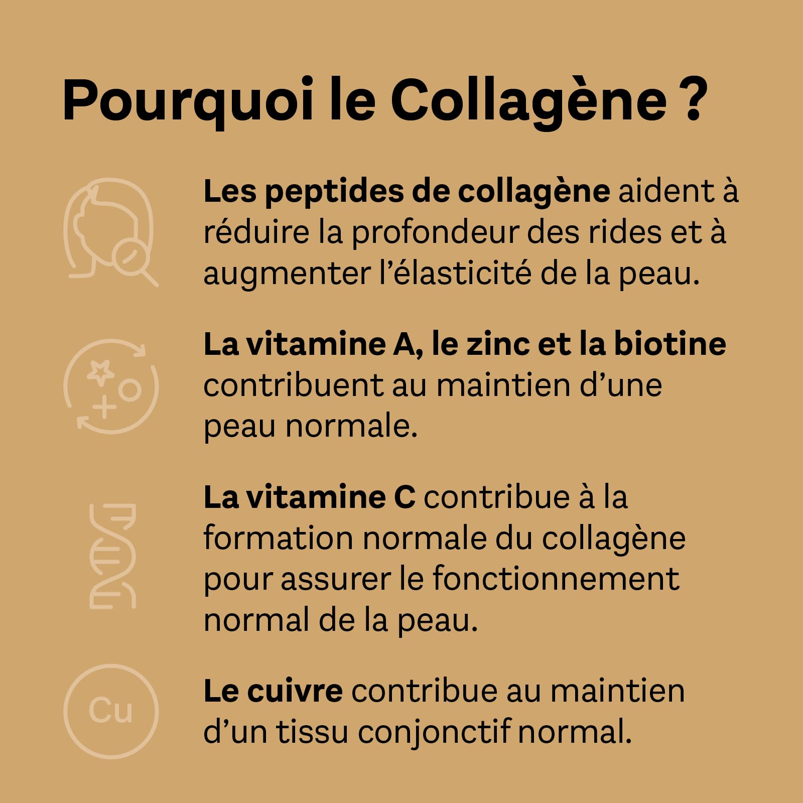 Doppelherz Kollagen Beauty, Complément anti-âge au collagène, 30x 25ml