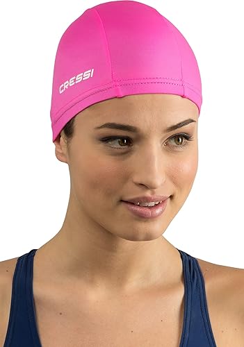 Cressi - Gorro de natación para adultos en diferentes formas, material y colores - Diseñado en Italia