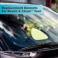 Vista 5 de Invisible Glass 95183 Original Reach and Clean Tool Replacement Elastic Microfiber Bonnets, Pack of 3