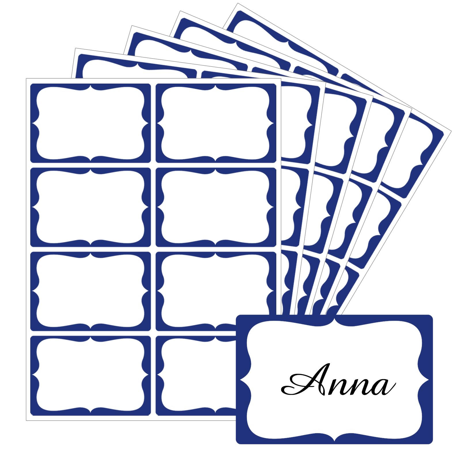 Snapklik.com : Starboling Name Tag Stickers, 200 Pcs 3