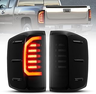 HAKA TOUGH LED Tail Lights for 2007-2013 Chevy Silverado 1500, 2007-2014 Silverado 2500HD & 3500HD, 2012-2014 GMC Sierra 2500 HD, 2007-2014 GMC Sierra 3500 HD Accessories,Driver & Passenger Side