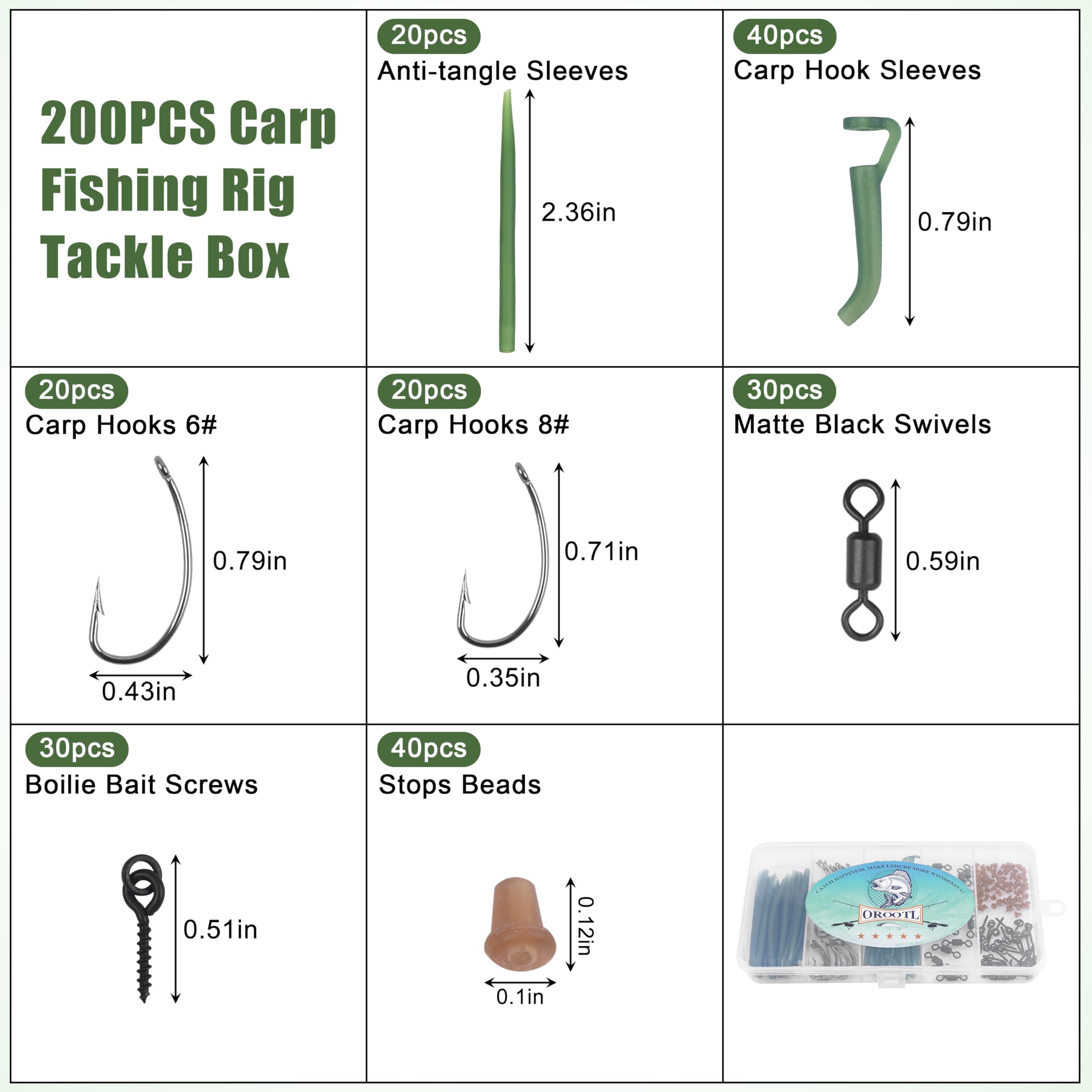 5 X Piattaforme Per Capelli Carpa.(Ora Disponibile Con - Foto 4