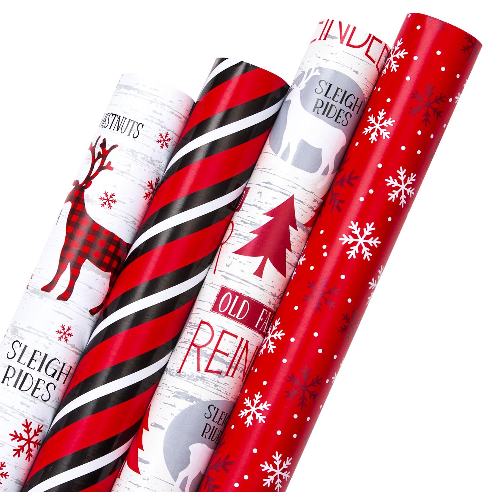 MAYPLUSS 17 Inch X 16.5 Feet Christmas Wrapping Paper — image 1