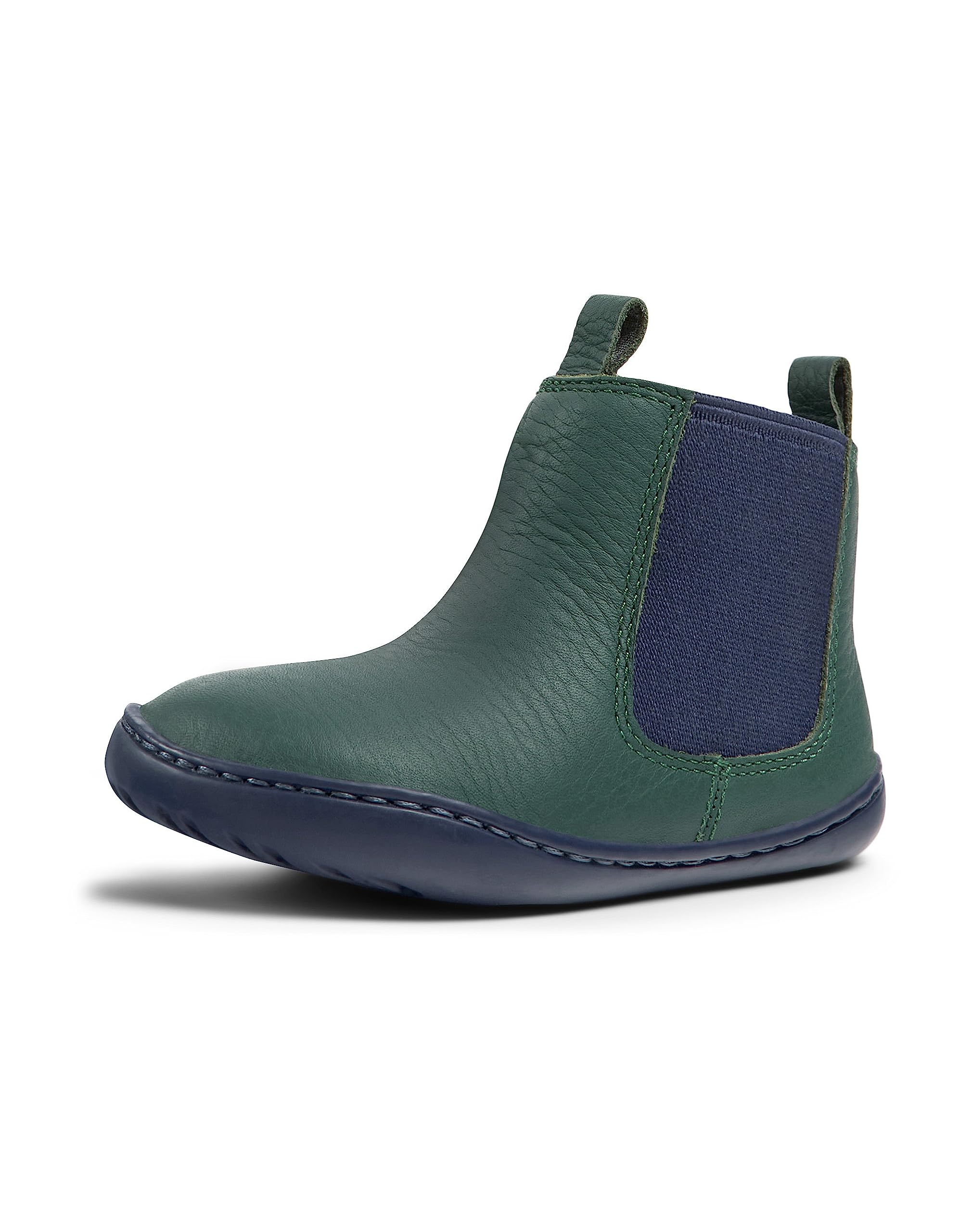 Camper Peu Cami First Walkers, Chelsea Boot, Dark Green,