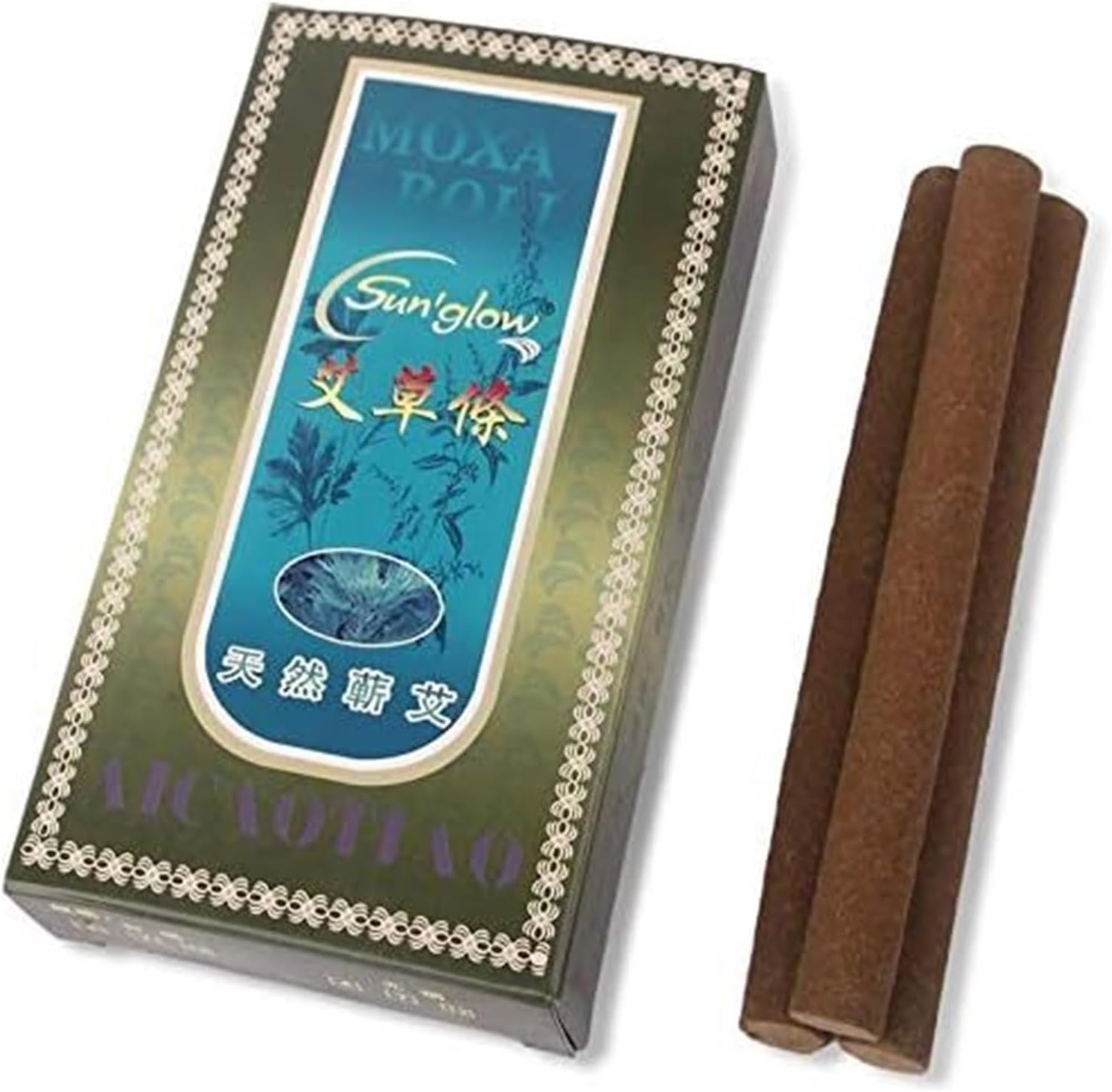 Pałeczki moxy, Ręcznie robiona, odważna moxiterapia Moxa Smoky Piołun | 7*120mm/30pcs