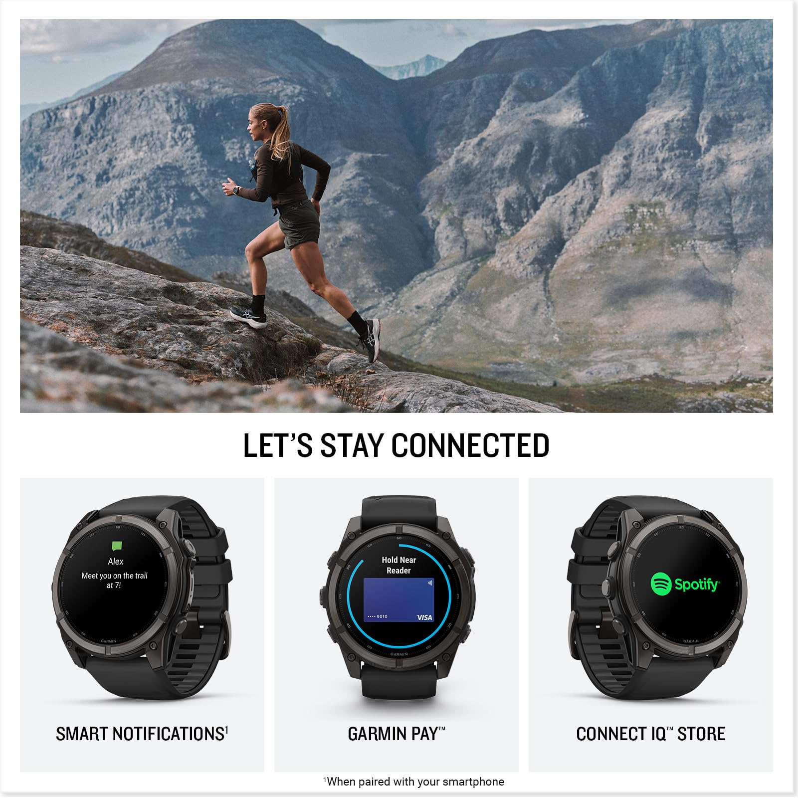 Garmin fēnix® 9, DLC Titanium, 51mm, Grigio Carbonio/Nero