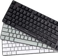 Vista 8 de Juego de 104 teclas mecánicas retroiluminadas para juegos, retroiluminación ABS resistentes al desgaste, accesorios de teclado de repuesto